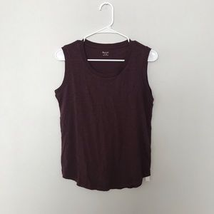Madewell Maroon tank top